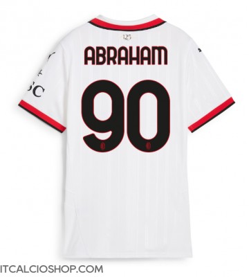 AC Milan Tammy Abraham #90 Seconda Maglia Femmina 2024-25 Manica Corta
